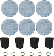 XSPANDER 6x Filters 90107/90137 and 4x Foam Sleeve 90585 & 6x Retaining Bands Fit for shop vac filte