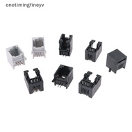 10PCS RJ11 Telephone Soet Curved Pin 95001 4P4C 6P6C 6P4C Female Ja Pcb Connector Telephone Soet