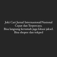 Joki mencari jurnal internasional mau nasional