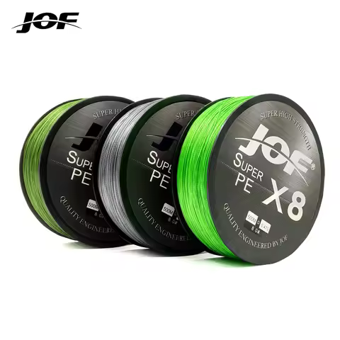 JOF X8 150M 300M 500M Braided Fishing Line 8 Strands MultiColor Multifilament Saltwater PE Line15 20