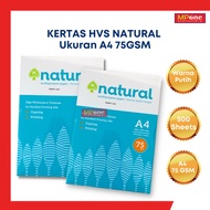 Natural HVS Paper A4 Size 75 GSM / NVS A4 Paper - 75 GSM