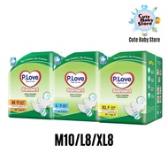 P.Love Plove Standard Adult Tape Diapers - M10/L8+1/XL8 ( 6 Pack)