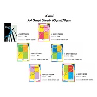 Kami- A4 Graph Sheet- 60gsm/70gsm