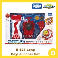 Takara Tomy Beyblade B-123 Long BeyLauncher Set Toy / Mainan