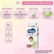 Tã quần Moony Natural siêu cao cấp M46/L36/XL32 - Chính Hãng