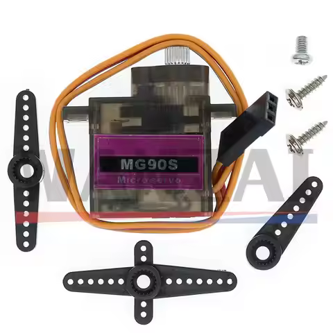 1pcs MG90S Metal gear Digital 9g Servo For Rc Helicopter plane boat car MG90 9G