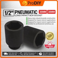 Pneumatic Long Impact Box Socket Long Impact Deep Long Impact 1/2inch Drive 36mm 38mm Electric Impac