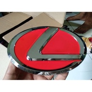 MERAH Lexus Red Chrome Front Emblem All New Avanza Lexus Red Chrome Emblem Restock