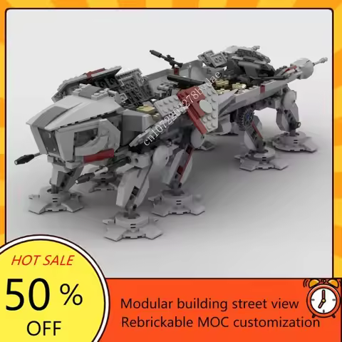 75337 Classic Set Is Compatible with New MOC-139735 Space Robot Dog Assembly Custom Puzzle Model 729