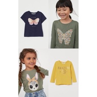 Hnm girl 2y 3y 4y 5y 6y 7y 8y 9y. Girls' t-shirts.