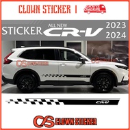 CLOWN STICKER HONDA CRV 2023 2024 ACCESSORIES AL NEW CRV 2023 2024