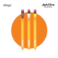 [ Elago Line Collection ] เคสปากกา For Apple Pencil 2  วัสดุซิลิโคนอย่างดี ชาร์จแม่เหล็กได้ ลิขสิทธิ์แท้จาก Line Friends