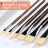 Bristle Oil Brush Set Acrylic Oil Brush Brush Oil Painting Gouache Painting Bristle Brush Set Painti