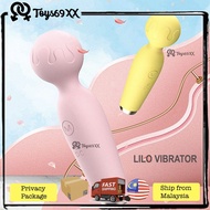 HANISMANIS Vibrator LILO G-spot Stimulator Dildo Vibrator 10 frequency double head vibration 360 ° r