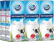 Dutch Lady UHT Milk - Full Cream, 200ml (Pack of 6)