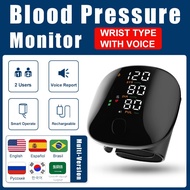 Digital Blood Pressure Digital Monitor Wrist BP Monitor Digital Voice With Heart Rate Pulse