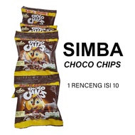 1 RENCENG SIMBA CHOCO CHIPS ISI 10
