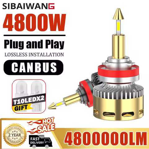 Car H4 Led Headlight Bulbs Canbus 360 Auto H7 Led Fog Lamp H11 H1 H8 H9 9005 HB3 9006 HB4 9012 HIR2 