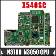 X540SC Motherboard for ASUS X540SC X540S Laptop Motherboard with N3700 N3050 CPU 4G RAM N15V-GL1-KA-