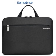 BP5 * 09001Samsonite กระเป๋าแล็ปท็อปสะพายไหล่ข้างเดียวสำหรับ Apple Notebook ขนาด13.3นิ้ว14นิ้วสีดำ
