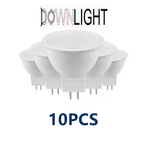 10PCS LED Spotlight MR16 GU5.3 low pressure AC/DC 12V 3W -7W Light Angle 120 degrees Suitable for ki