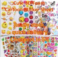 Cartoon Sticker sheet for children days birthday goodies bag party games/