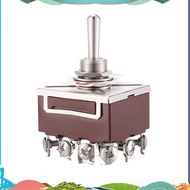 AC 380V 10A ON/OFF/ON 3 Positions 12 Pin Latching Toggle Switch 4PDT uejfrdkuwg