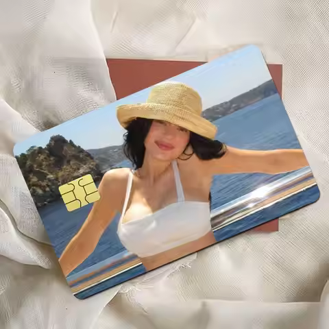 K-KylIeS J_JeNner-ES Card Stickers Waterproof Film Skin Cover 4PCS Credit Debit Front Decoration Ban