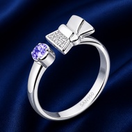 SAN950 Ring Handmade CustomWanita W509 - 950 Silver White Gold PalladiumPLATINUM | Free Box + Name E