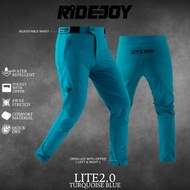 LITE2.0 TURQIS BLUE- men's cycling sports pants LIMITED EDITION non-pading MTB Enduro Downhill Grave