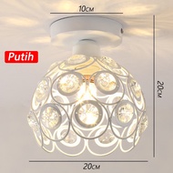 Lampu Plafon Lampu Kristal Plafon Rumah Lampu Ceiling Kristal Kotak Modern Crystal Ceiling Lamp