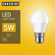 陽光 - (LGP-5B22D) LED燈膽(G45球膽) 5W B22釘頭 白光 - LED球膽 LED球泡 LED燈泡 LED球形膽