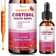 Cortisol Supplement For Women Water Drops Natural Herbal Extract Complex Reduce-Promo