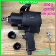 AIR GUN 3/4 1900N.M WEIGHT 7,3KG 2 NOZZLES Pneumatic Pneumatic Screw Opening Gun