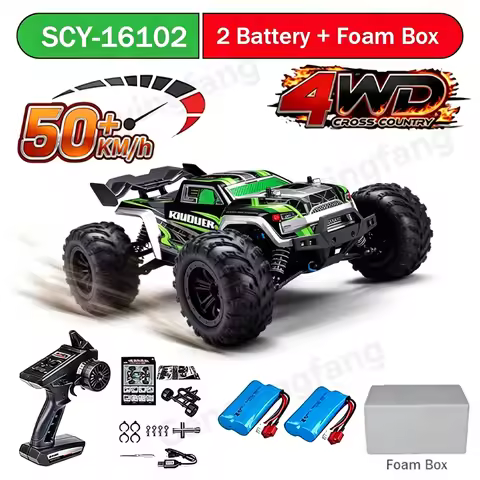 SG116PRO vs SCY16102 WD RC Car 1/16-50KM/H High Speed LED Remote Control Monster Truck for Kids vers