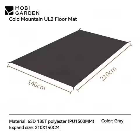 MOBI GARDEN Cold Mountain Accessories Double Layers Portable Tourism Camping Tent UL1/2 Ultralight H