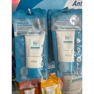 You Sunbrella Triple UV Elixir Sunscreen Spf50+Pa++++ Oil Control Sunblock Sunscreen