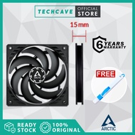 (Ready stock) Arctic P12 SLIM PWM PST / P14 SLIM PWM PST (P-Series) Case Cooling Fan - Black