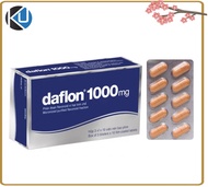 [E:2028/29] Daflon 1000mg (30 tablets) For Hemorrhoids & Varicose Veins Treatment