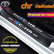 Toyota CHR threshold strip, trunk rear guard plate, CHR special welcome pedal modification decoration accessories