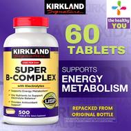 60 Tablets- Kirkland Signature Super B Complex with Vitamin C