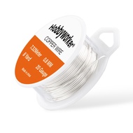 TEMU Jewelry Copper Wire, Silvery Tarnish Resistant Craft Copper Wire Jewelry Beading Wire For Makin