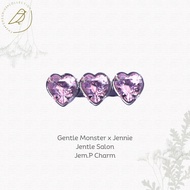 Jennie Jem.P Pink Heart Charm Gentle Monster Jentle Salon