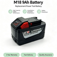 18V 3000mAh Repalcement M18 Rechargeable Battery Li-ion Tool Battery for Milwaukee M18 48-11-1815 48