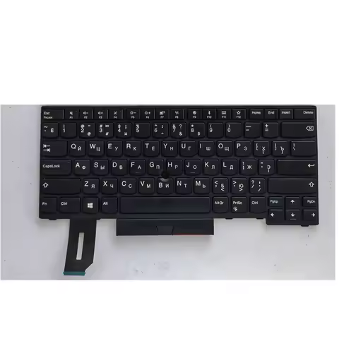 RU Layout for Lenovo Thinkpad E480 E485 E490 E495 T480s T490 T495 Laptop Keyboard