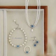 Hot Sale Aquamarine Series Collection~Design Light Luxury Niche High-End Bracelet French Exquisite G