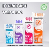 🇲🇾 Ready Stock 🇲🇾 BMS Greenmate Strong degradable trash bag/Plastik Sampah (25L/60L/90L/120L)