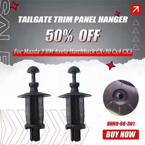 2X Trunk Hood Hook Tailgate Trim Panel Hanger for Mazda 3 BM Axela Hatchback CX-30 Cx4 CX3 BHN9-68-3