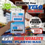 ALMar 1 Bundle (20 Packs) 4x12 Inches Size Shure Plastic Ng Bag Durable,  Odorless And Made Of Virgi