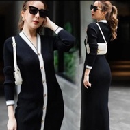 LONGDRESS RAJUT KEKINIAN